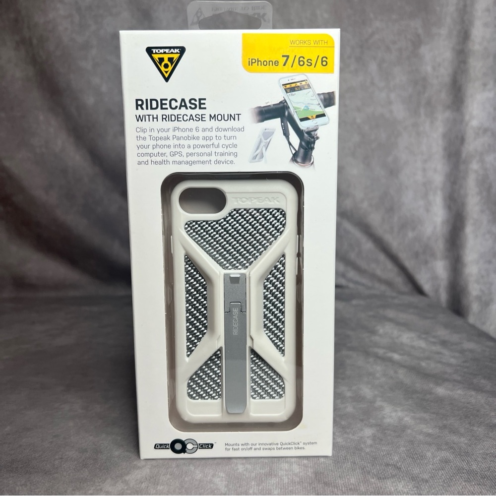 Topeak RideCase with RideCase Mount works with iPhone 7 / 6s / 6 - Cycling